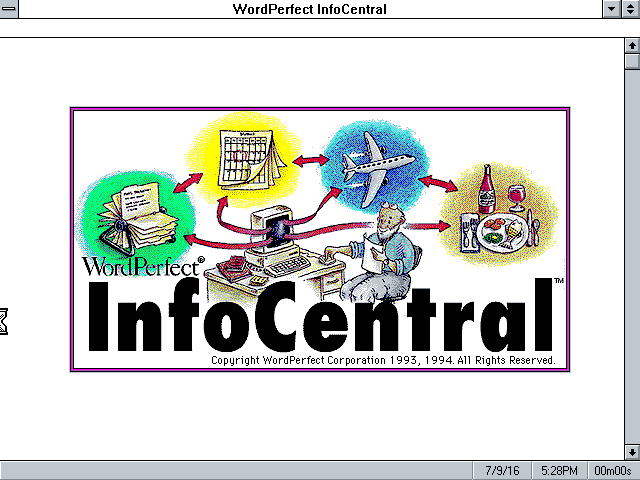 InfoCentral 1.10 - Splash